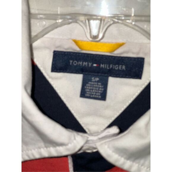 Vtg Y2K Tommy Hilfiger Kane West Style Rugby Shirt long sleeved polo size Small - Picture 5 of 5